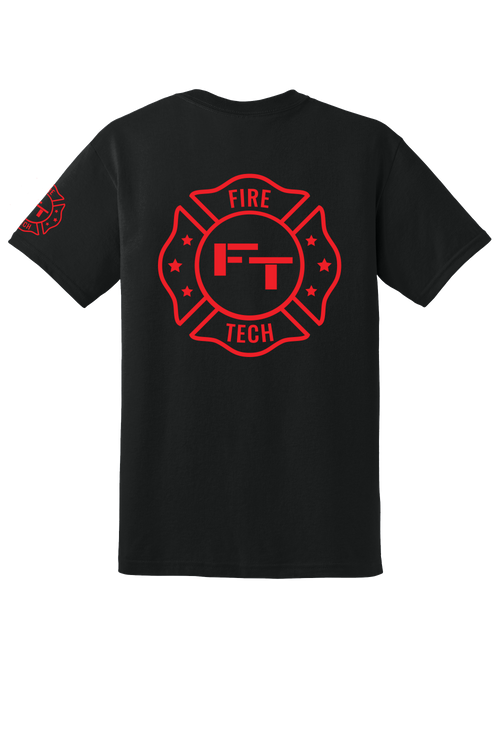 Firetech - Short Sleeve Black Shirt