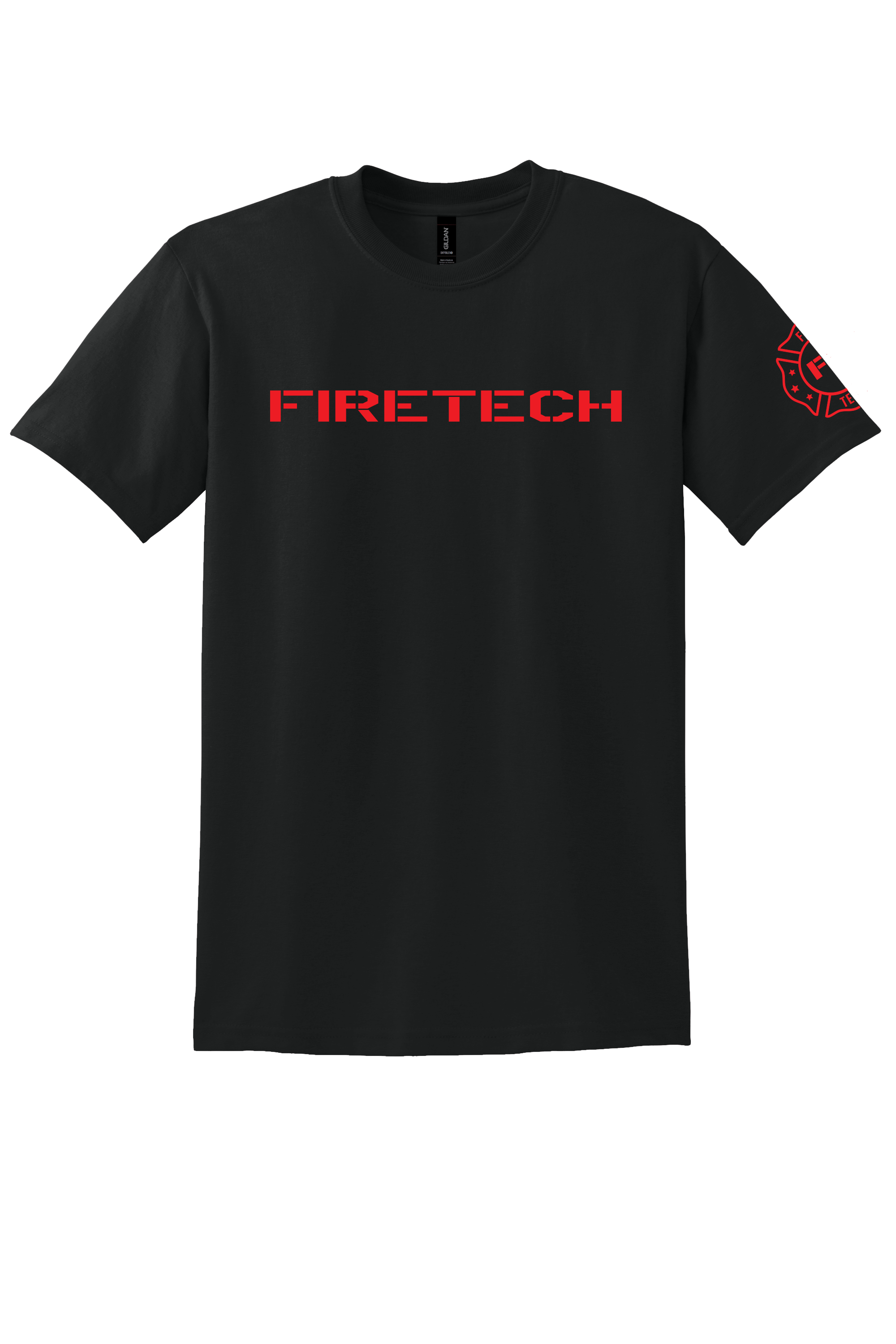 Firetech - Short Sleeve Black Shirt