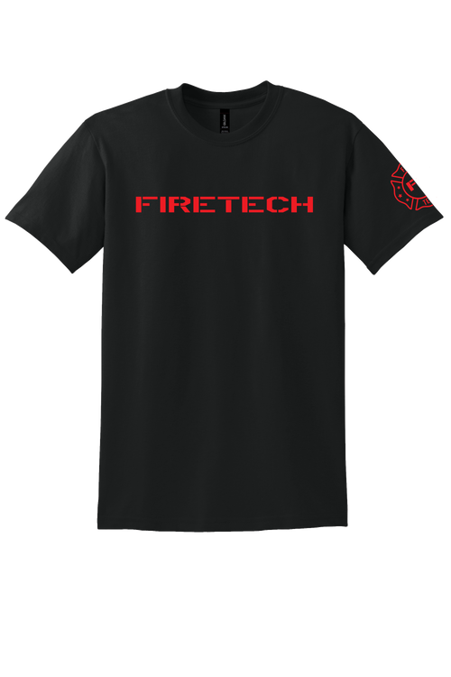 Firetech - Short Sleeve Black Shirt