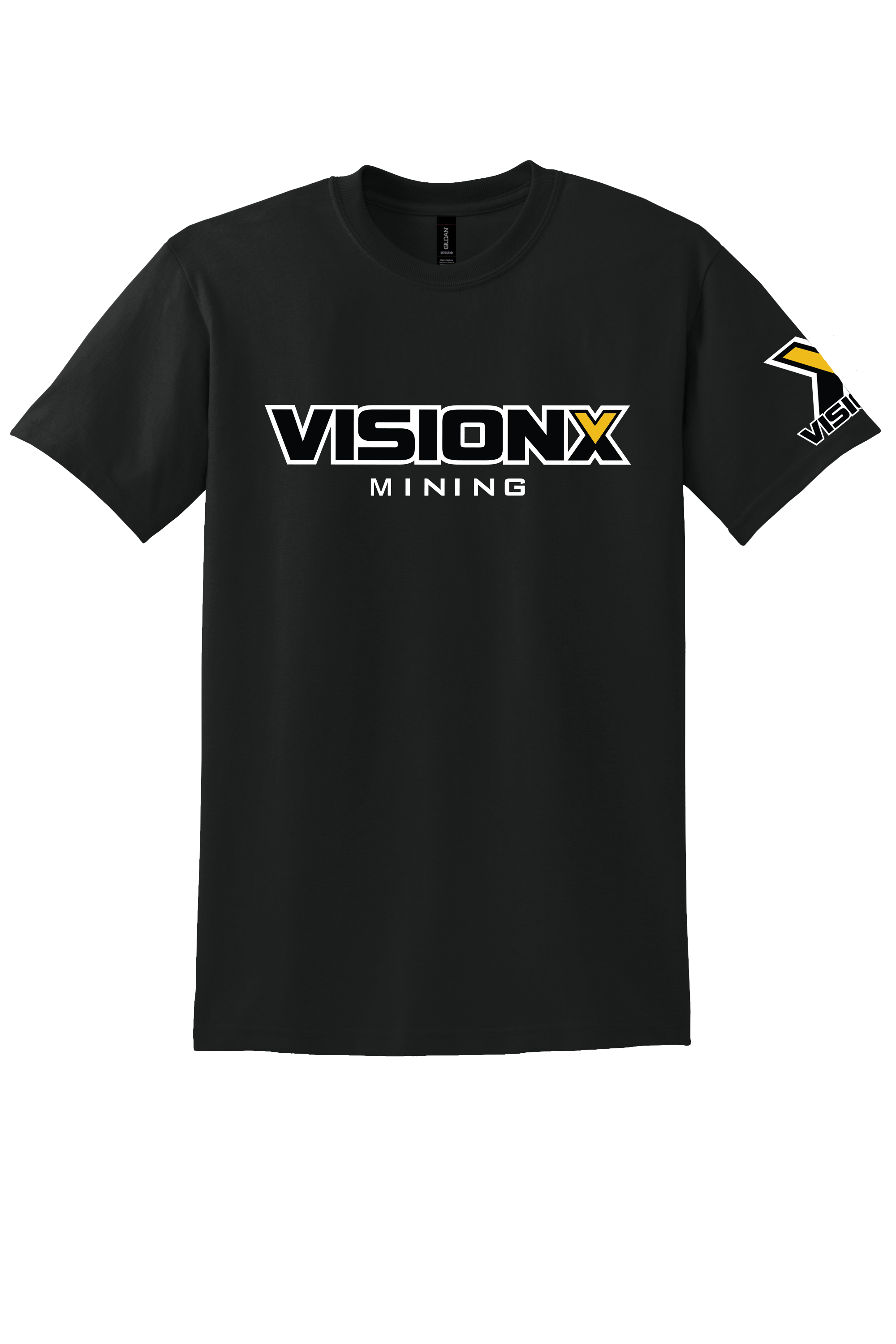 Vision X Mining  - Short Sleeve Black Shirt