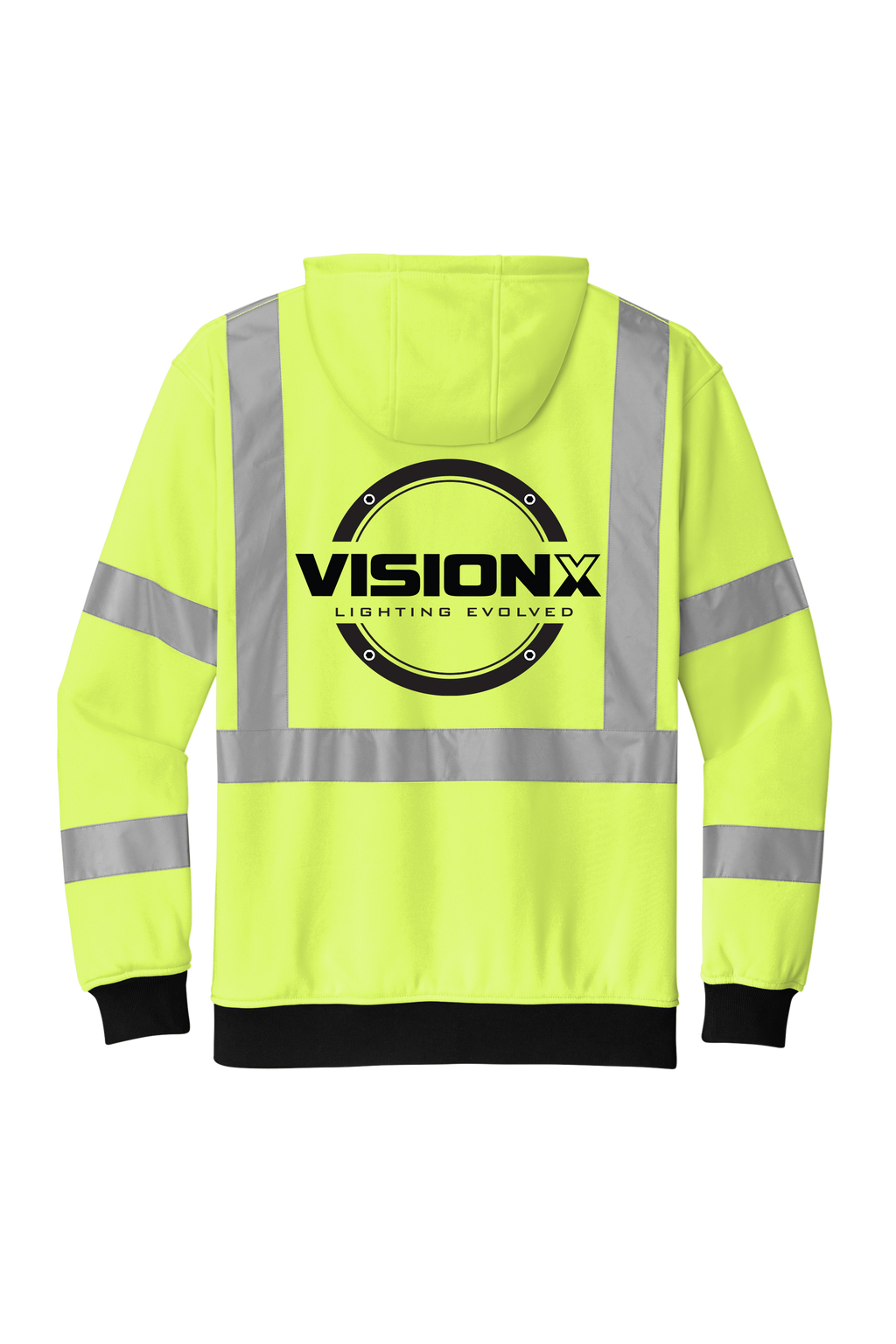 Vision X - Yellow ANSI 107 Class 3 Full-Zip Safety Hoodie