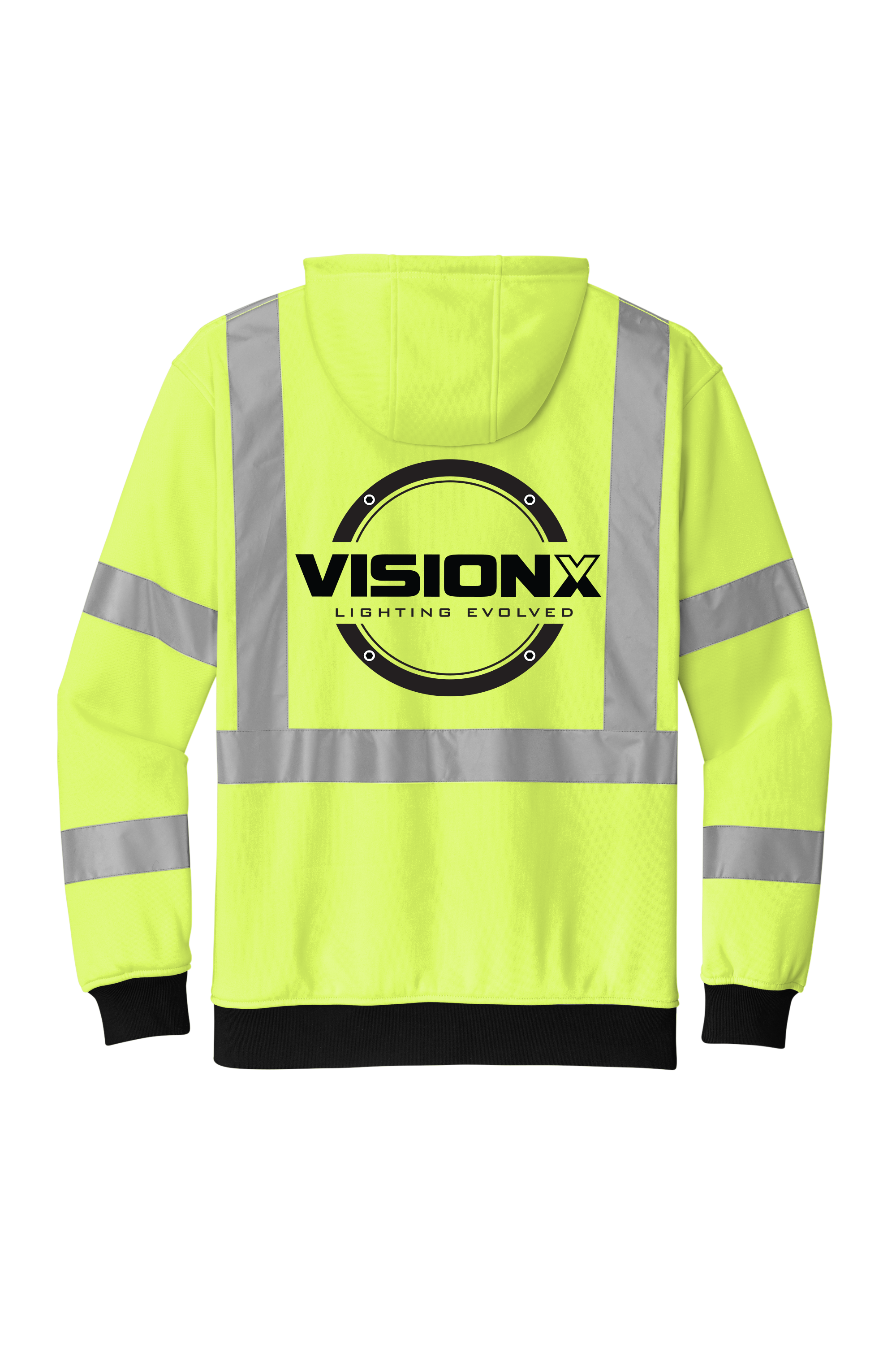 Vision X - Yellow ANSI 107 Class 3 Full-Zip Safety Hoodie
