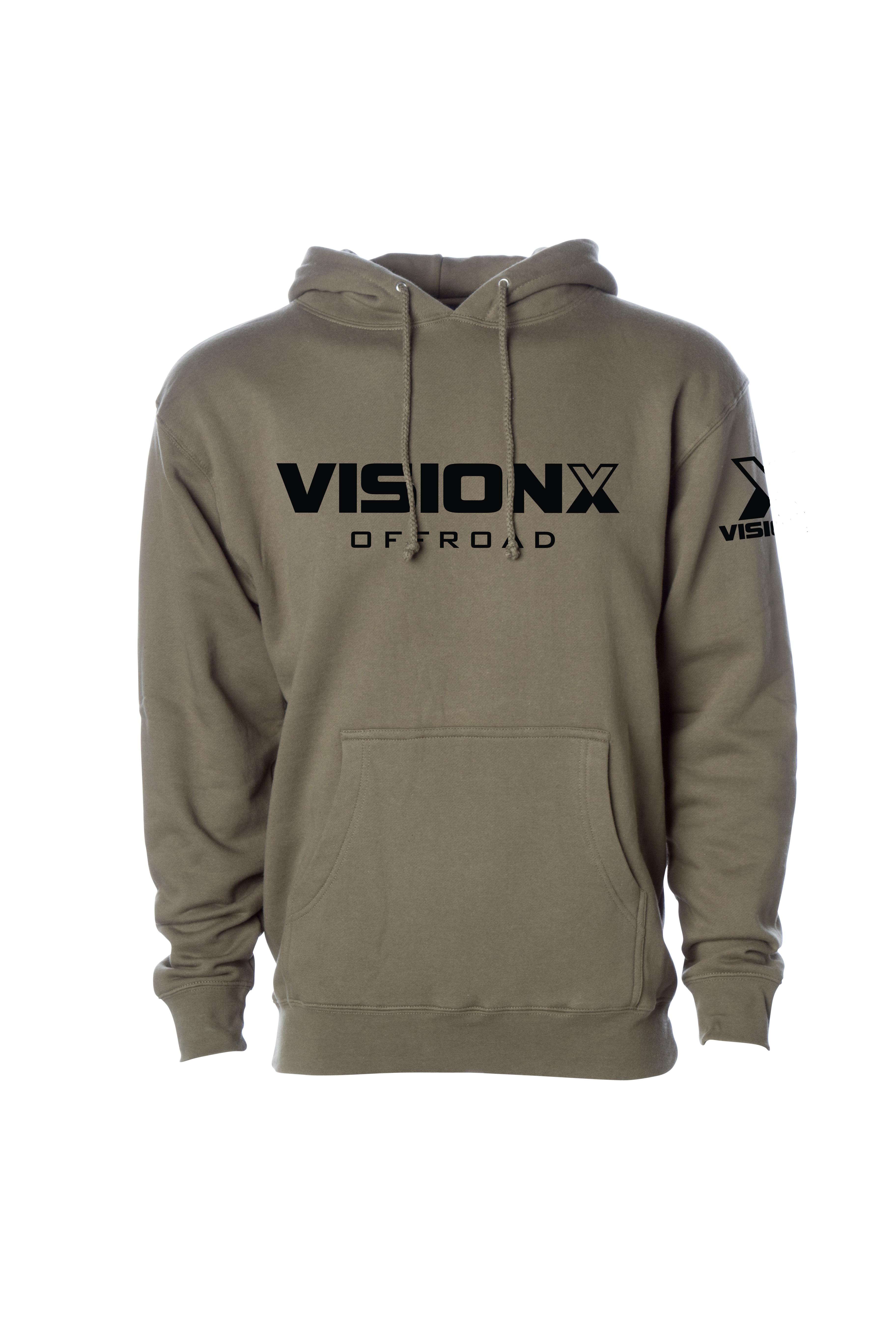 Vision X Off Road - Army Green 10oz. Heavyweight Pullover